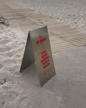 Cargar imagen en el visor de la galería, Cartel de acero inoxidable