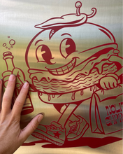 Cargar imagen en el visor de la galería, Cartel de acero inoxidable
