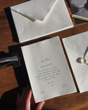 Load image into Gallery viewer, Set invitaciones Mar | Papel Artesanal