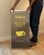 Cargar imagen en el visor de la galería, Cartel de acero inoxidable