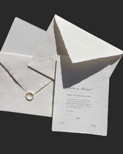 Cargar imagen en el visor de la galería, Set invitaciones Mar | Papel Artesanal
