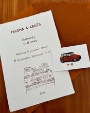 Cargar imagen en el visor de la galería, Sello para Tarjetones de Boda en Tela