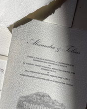 Cargar imagen en el visor de la galería, Invitaciones Artesanales Personalizadas | Impresas en Papel Hecho a Mano