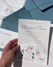 Load image into Gallery viewer, Invitaciones Artesanales Personalizadas | Impresas en Papel Hecho a Mano