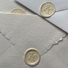 Load image into Gallery viewer, Wax seal stamp with initials