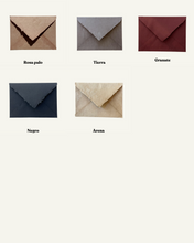 Load image into Gallery viewer, Invitaciones Artesanales Personalizadas | Impresas en Papel Hecho a Mano