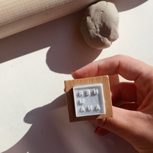 Load image into Gallery viewer, Personalised clay stamp