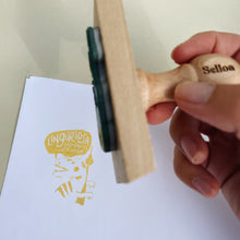 Cargar imagen en el visor de la galería, Ex-libris rectangular con tu diseño