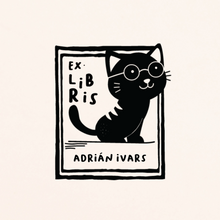 Load image into Gallery viewer, Kitten Ex-libris