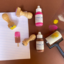 Load image into Gallery viewer, Fabric ink for rubber stamp