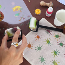 Load image into Gallery viewer, Fabric ink for rubber stamp