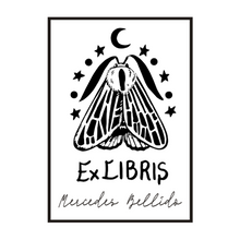 Cargar imagen en el visor de la galería, Ex-libris Polilla de Mercedes Bellido