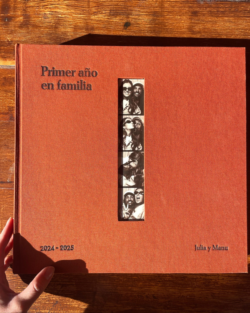 Álbum de fotos artesanal