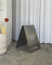 Cargar imagen en el visor de la galería, Cartel de acero inoxidable
