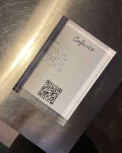 Cargar imagen en el visor de la galería, Menú metacrilato
