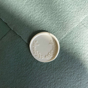 Initials wax seal