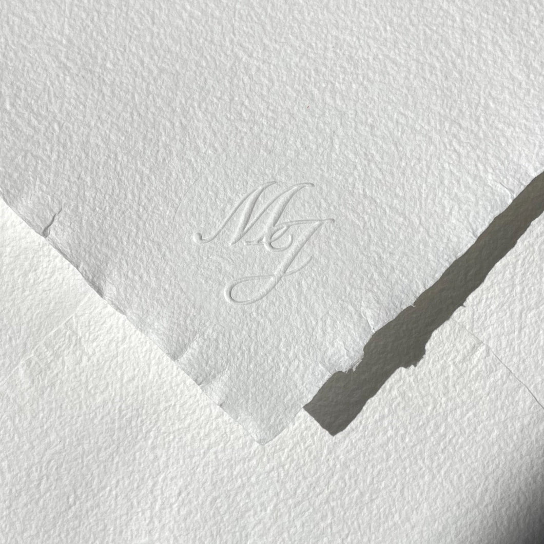 Personalised embossing stamp