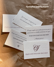 Cargar imagen en el visor de la galería, Invitaciones Artesanales Personalizadas | Impresas en Papel Hecho a Mano
