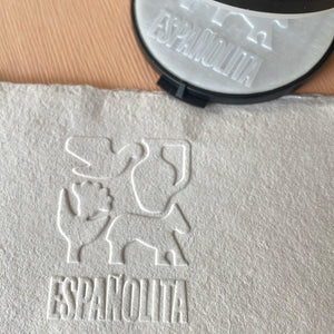 Personalized embossing stamp