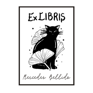 Ex-libris Gato de Mercedes Bellido