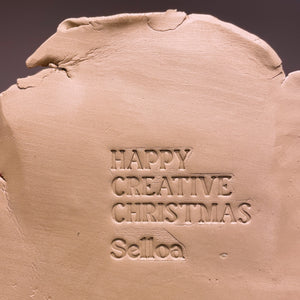 Personalised clay stamp